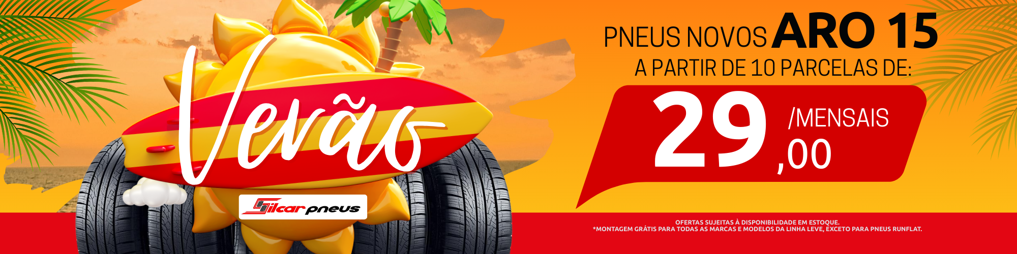 promocao de versao silcar pneus aro 15
