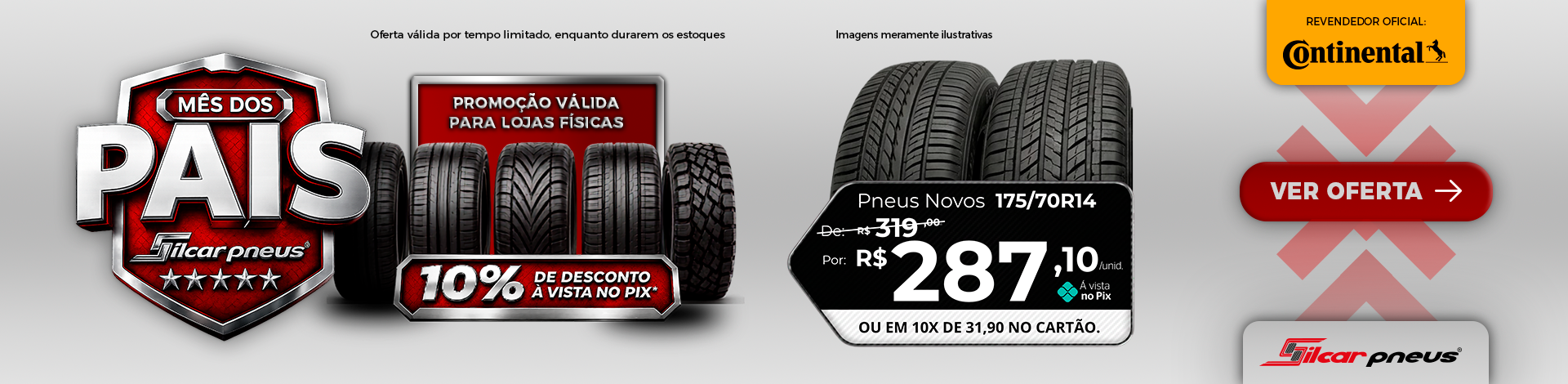 Mês dos Pais Silcar Pneus