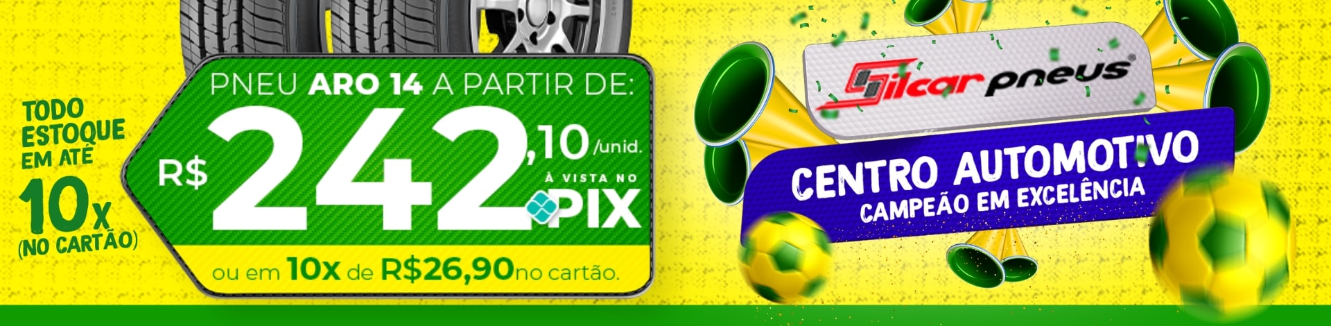 Promoção copa do mundo-Silcar Pneus