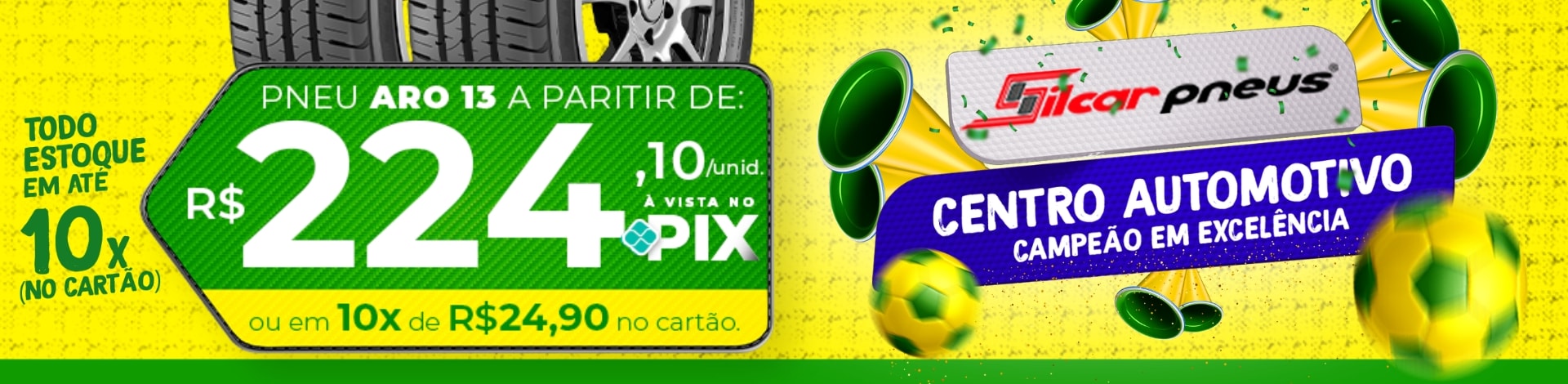 Promoção copa do mundo-Silcar Pneus