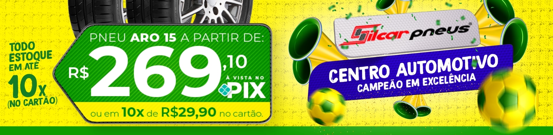 Promoção copa do mundo-Silcar Pneus