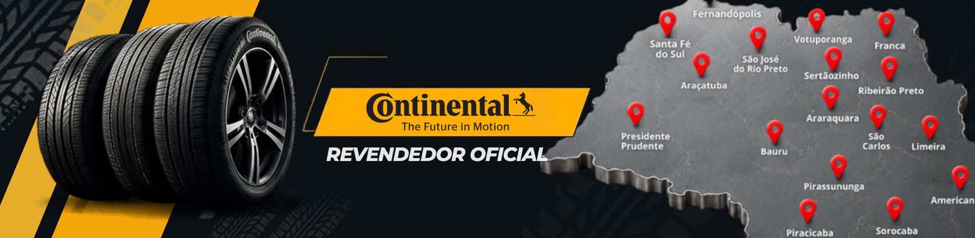 Revendedor oficial Continental